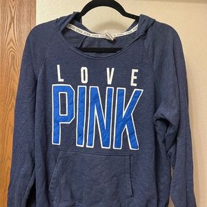 Love pink hoodie